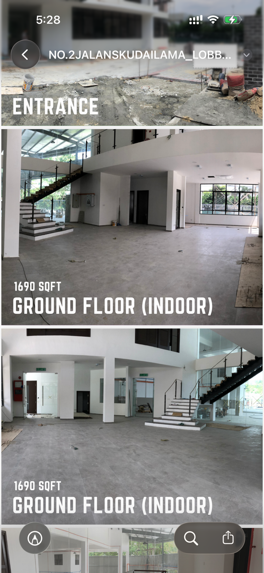 Ground Floor Commercial Unit For Rent Built‑up: 1690 sqft | No.2 Jalan Skudai Lama | Modern Building